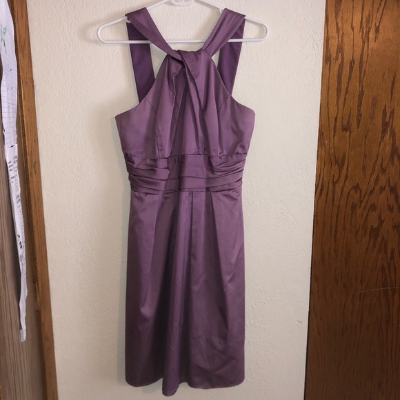 David's Bridal Dresses & Skirts - David’s Bridal lavender purple halter bridesmaid dress